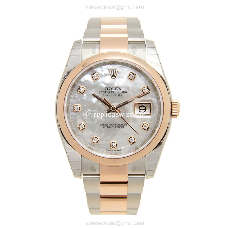 Rolex 116201WTNG DATEJUST Automatic 18kt Rose Gold & Steel