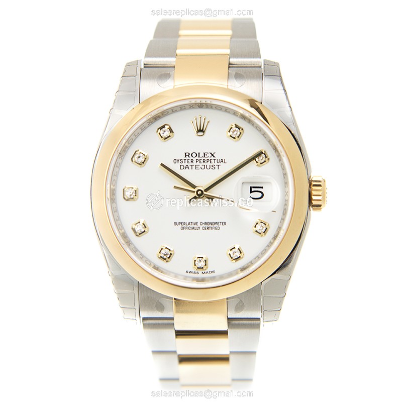 Rolex 116203G DATEJUST Automatic 18kt Gold & Steel