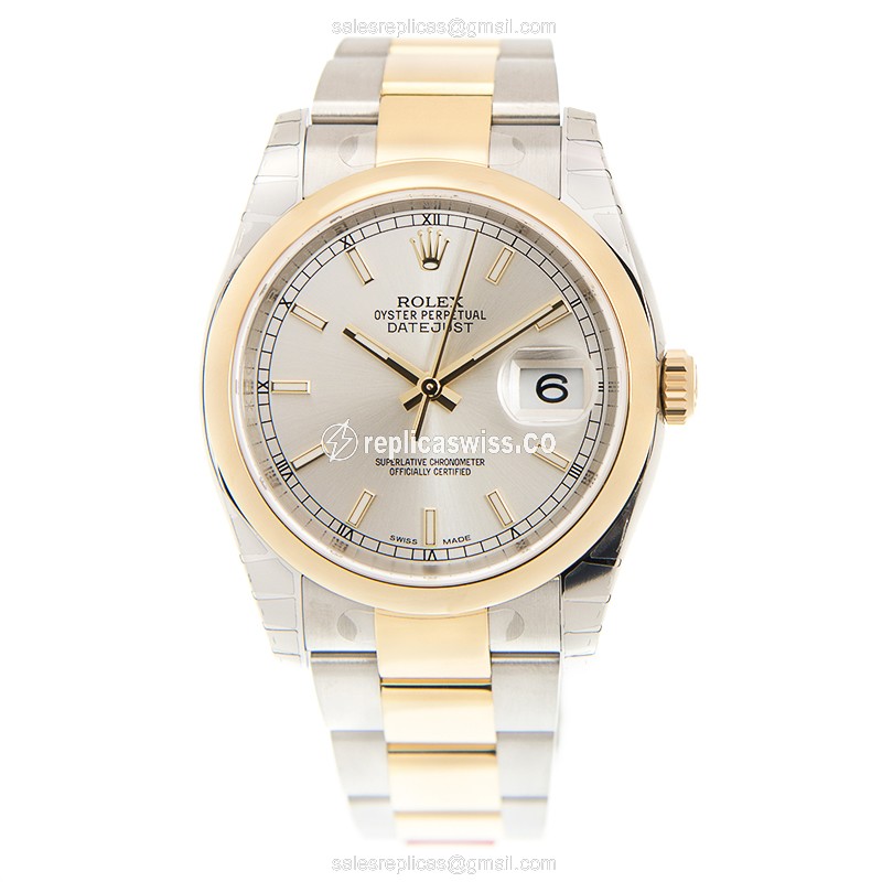 Rolex 116203SV_O DATEJUST Automatic 18kt Gold & Steel