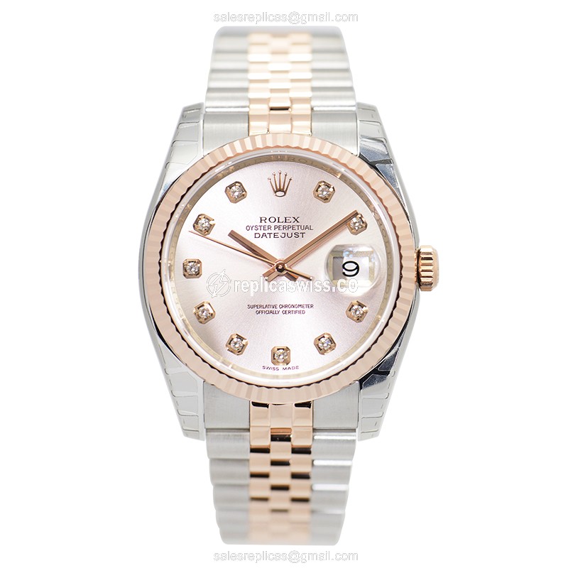 Rolex 116231G DATEJUST Automatic 18kt Rose Gold & Steel
