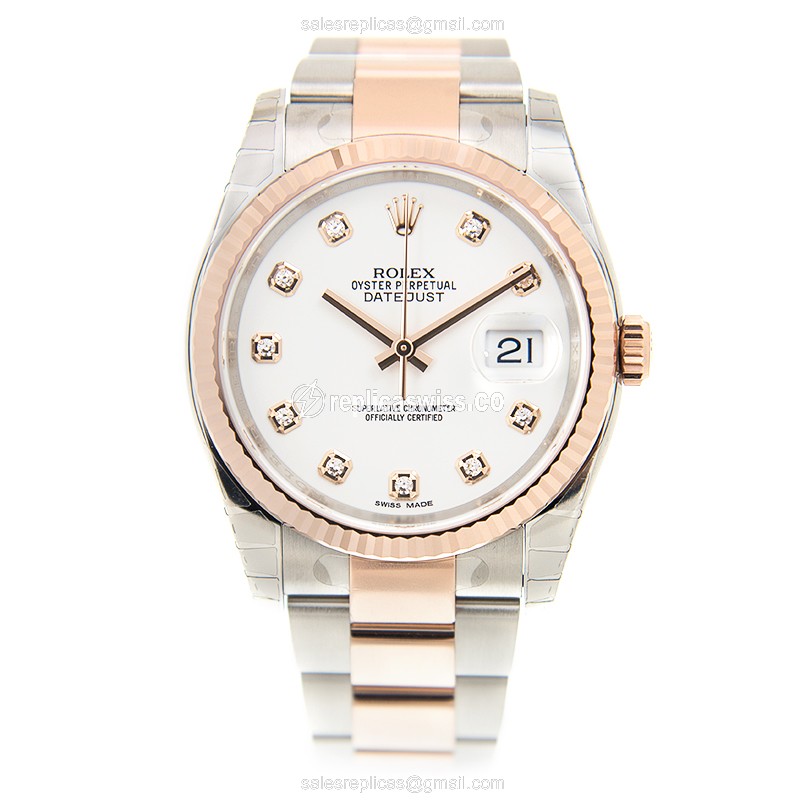 Rolex 116231G DATEJUST Automatic 18kt Rose Gold & Steel