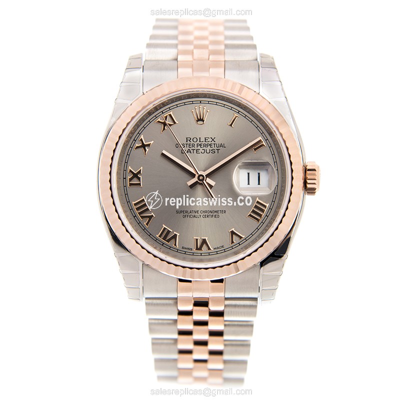 Rolex 116231G DATEJUST Automatic 18kt Rose Gold & Steel