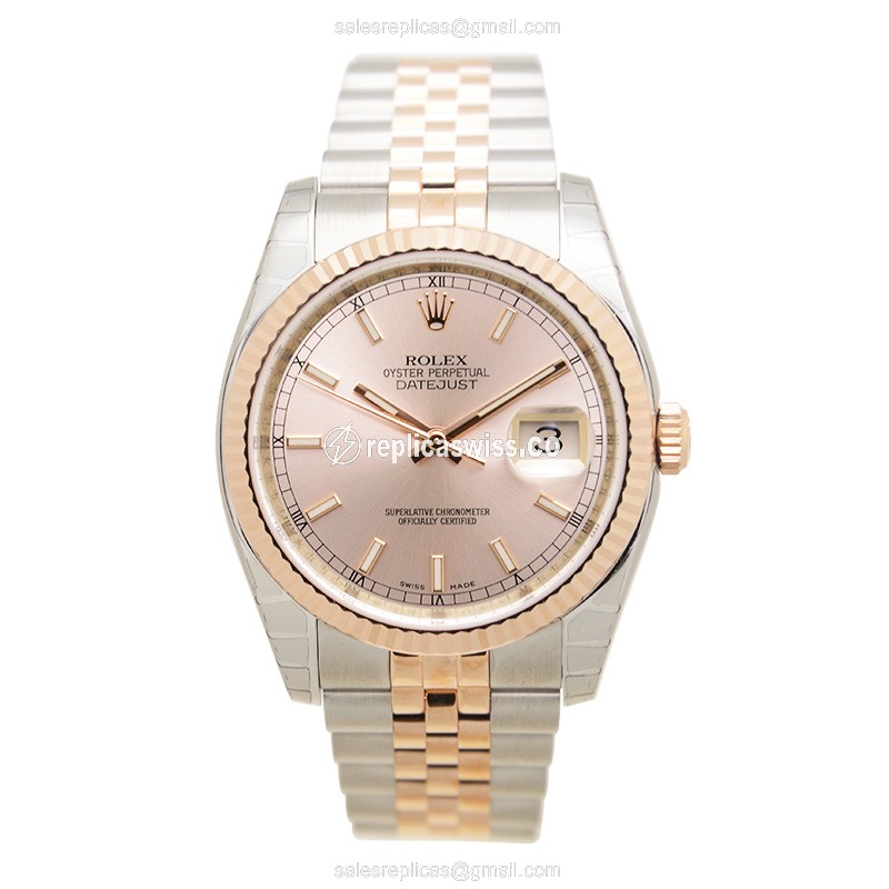 Rolex 116231 DATEJUST Automatic 18kt Rose Gold & Steel