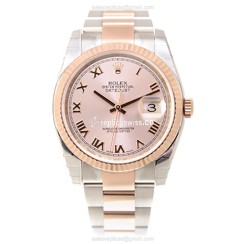 Rolex 116231 DATEJUST Automatic 18kt Rose Gold & Steel