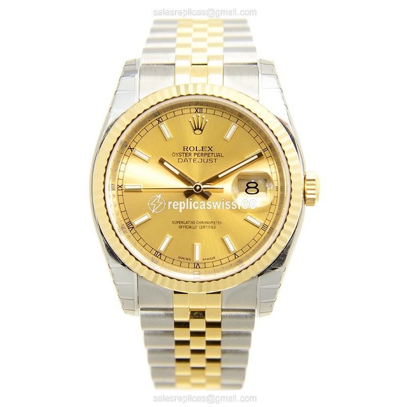 Rolex 116233 DATEJUST Automatic 18kt Gold & Steel