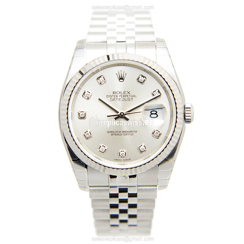 Rolex 116234G DATEJUST Automatic 18kt White Gold & Steel