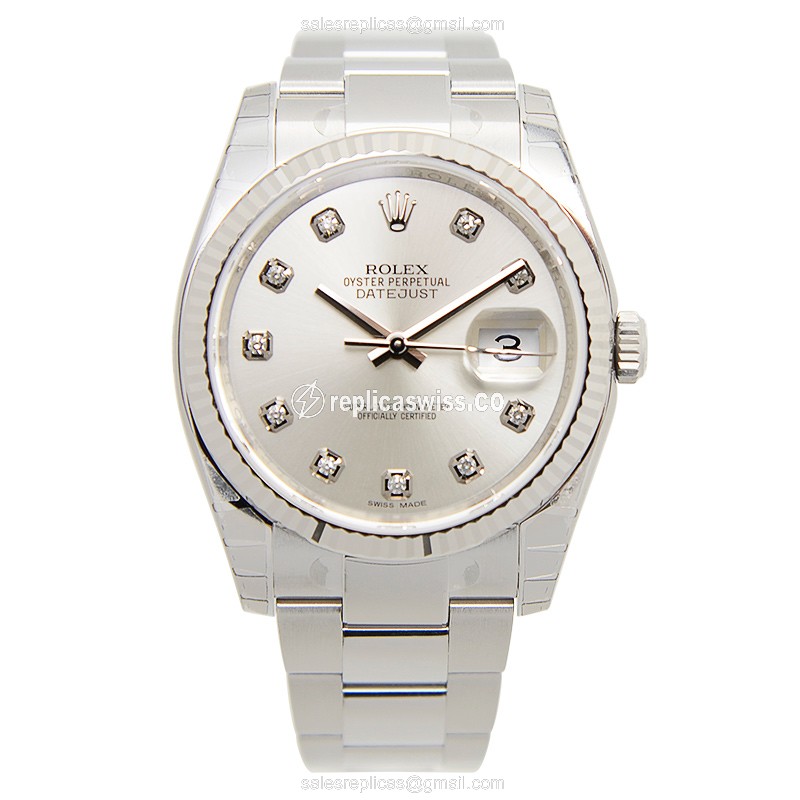 Rolex 116234G DATEJUST Automatic 18kt White Gold & Steel