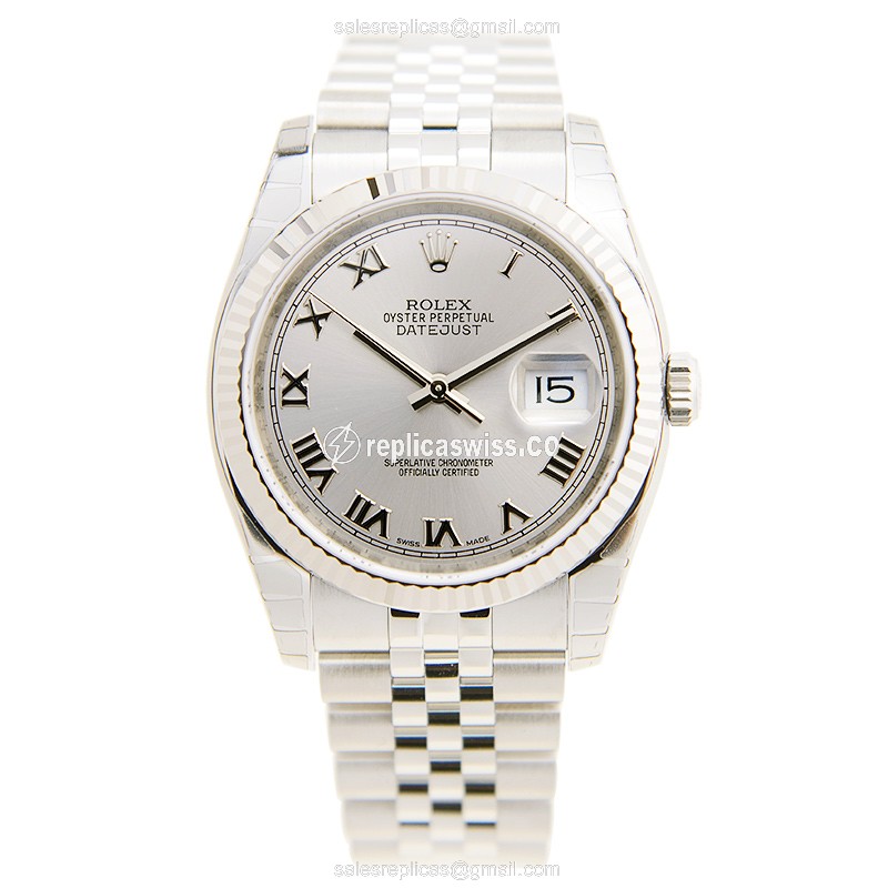 Rolex 116234G DATEJUST Automatic 18kt White Gold & Steel