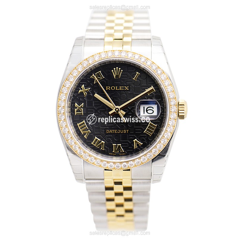 Rolex 116243J DATEJUST Automatic 18kt Gold & Diamond & Steel