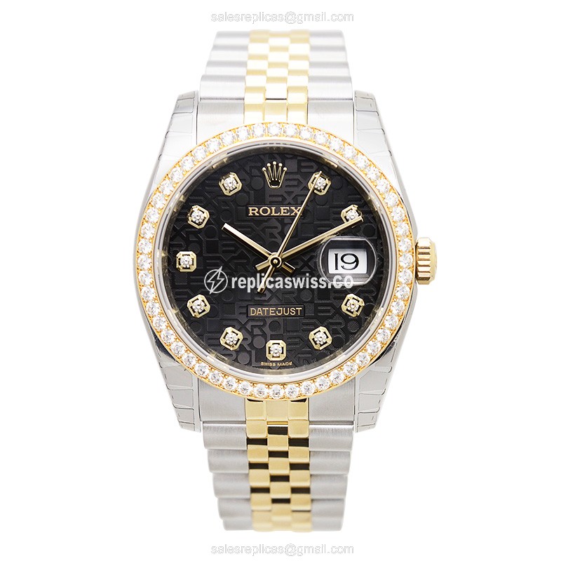 Rolex 116243J DATEJUST Automatic 18kt Gold & Diamond & Steel