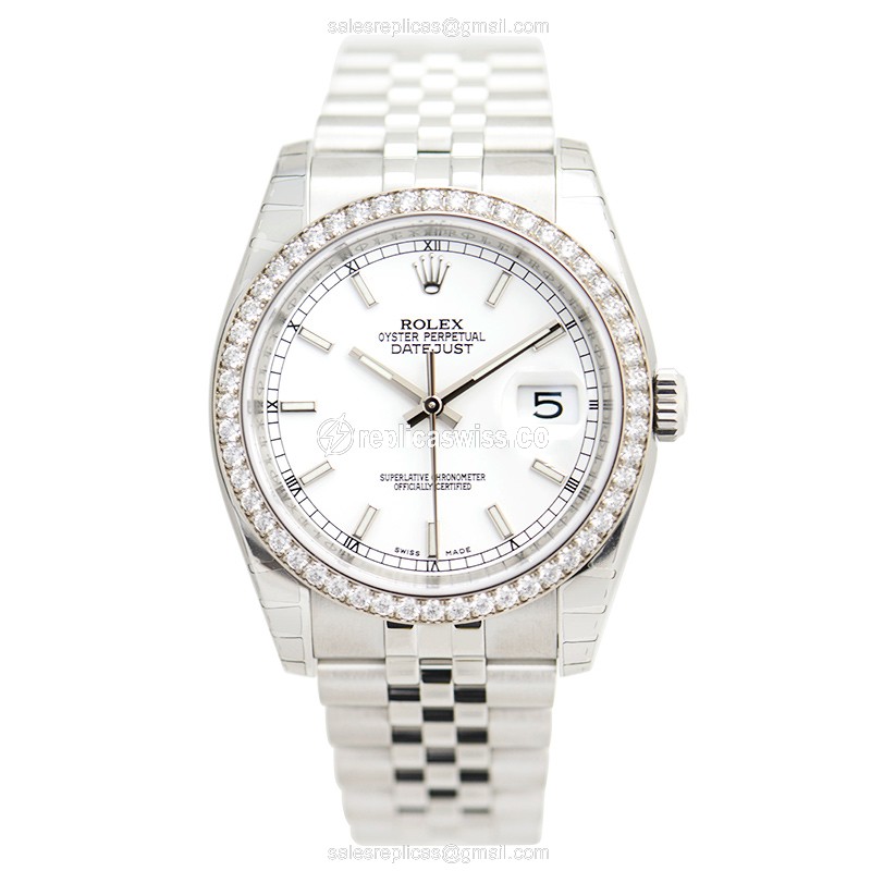 Rolex 116244 DATEJUST Automatic Stainless Steel & Diamonds