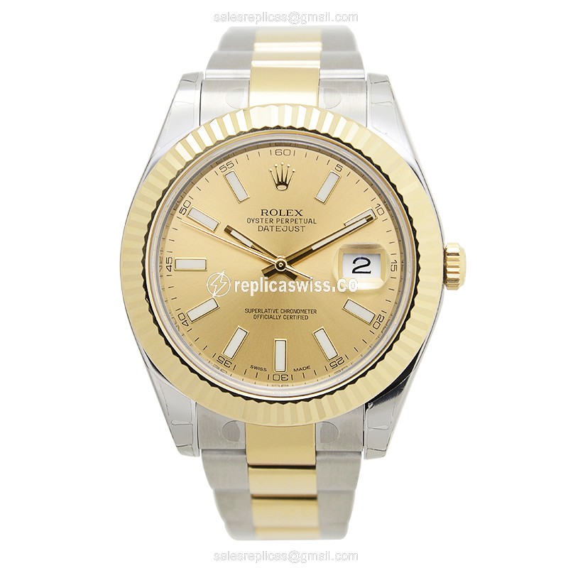 Rolex 116333 DATEJUST Automatic 18kt Gold & Steel