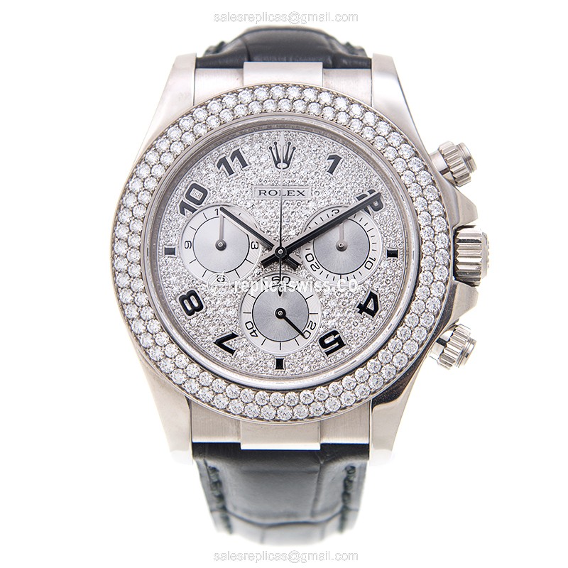 Rolex 116589RBR DAYTONA Automatic 18kt White Gold & Diamond