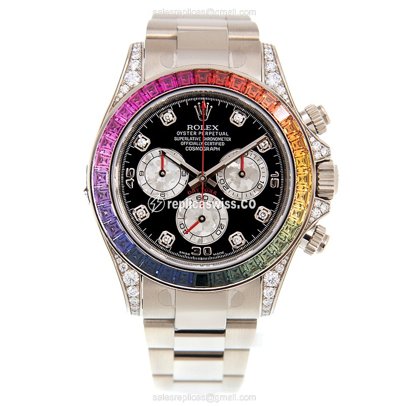Rolex 116599RBOW-0003 DAYTONA Automatic 18kt White Gold & Diamond