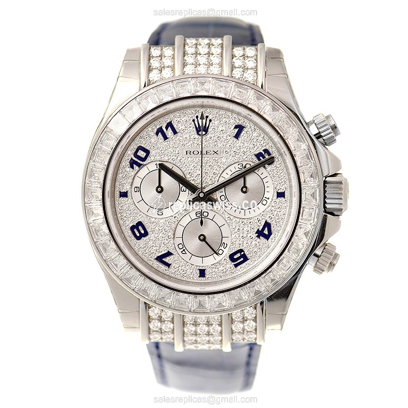 Rolex 116599TBR DAYTONA Automatic 18kt White Gold & Diamond