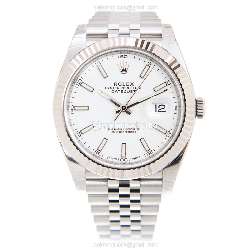 Rolex 126334-0010 DATEJUST Automatic 18kt White Gold & Steel