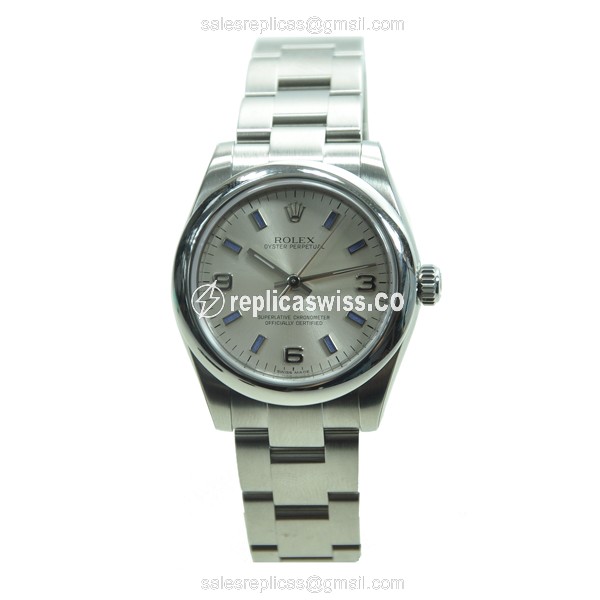 Rolex 177200SV369BL OYSTER PERPETUAL Automatic Stainless Steel
