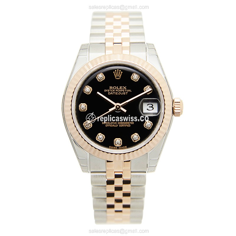 Rolex 178271GBK_J LADY DATEJUST Automatic 18kt Rose Gold & Steel