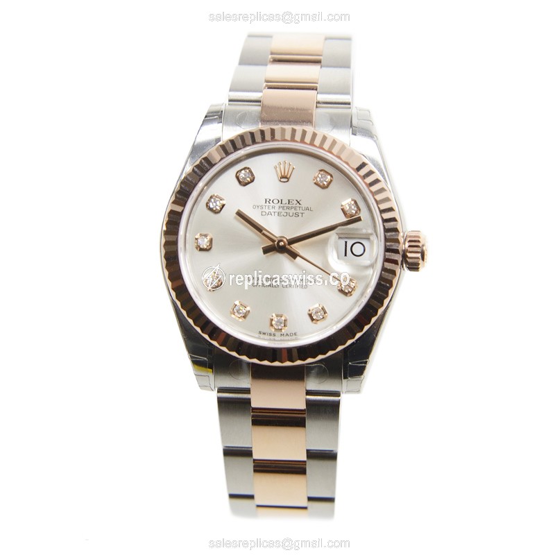 Rolex 178271GSV_O DATEJUST Automatic 18kt Rose Gold & Steel