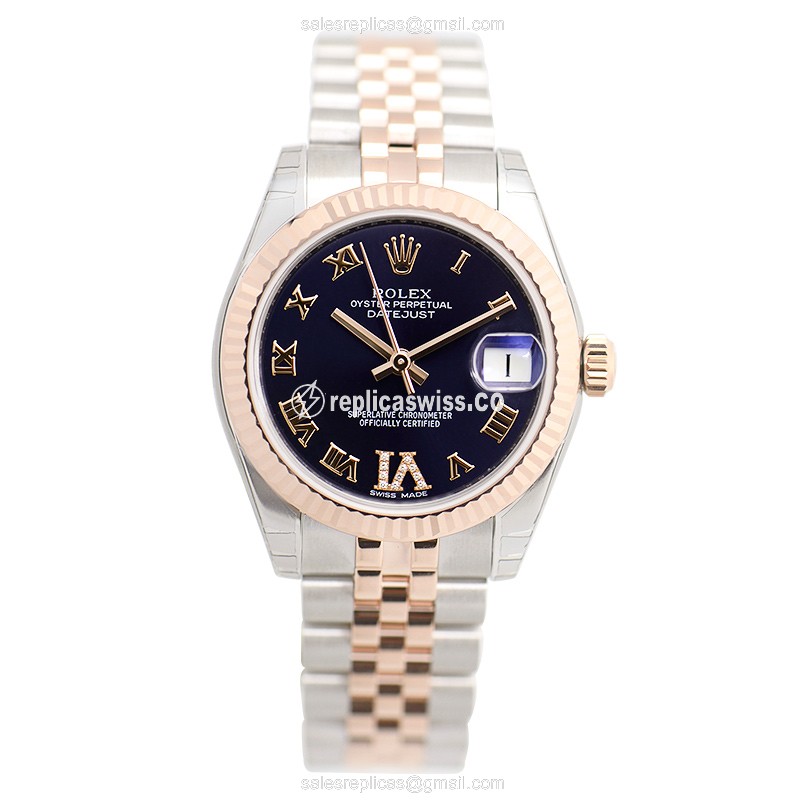 Rolex 178271PURRNVIDIA_J LADY DATEJUST Automatic 18kt Rose Gold & Steel