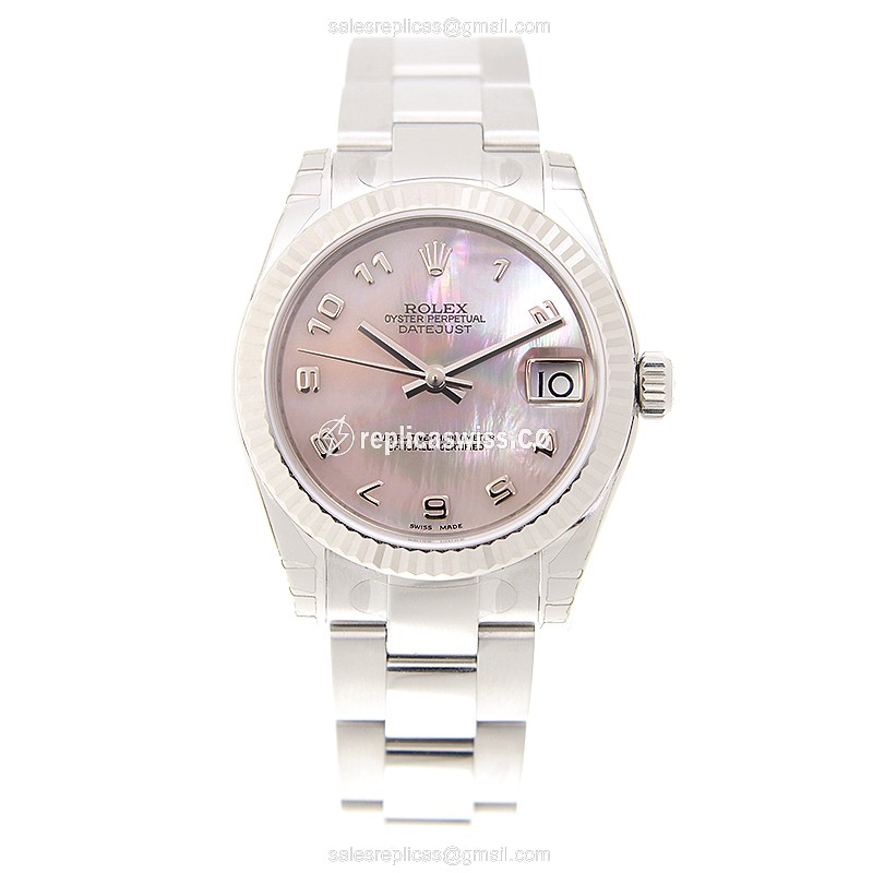 Rolex 178274PKMOPAR_O LADY DATEJUST Automatic 18kt White Gold & Steel
