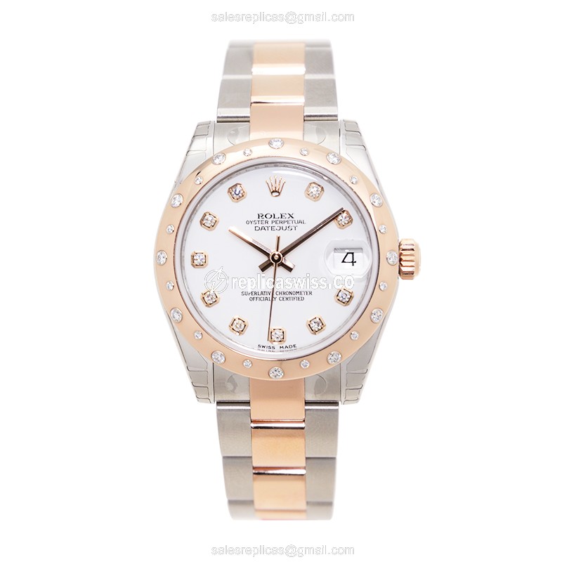 Rolex 178341 LADY DATEJUST Automatic 18kt Rose Gold & Steel