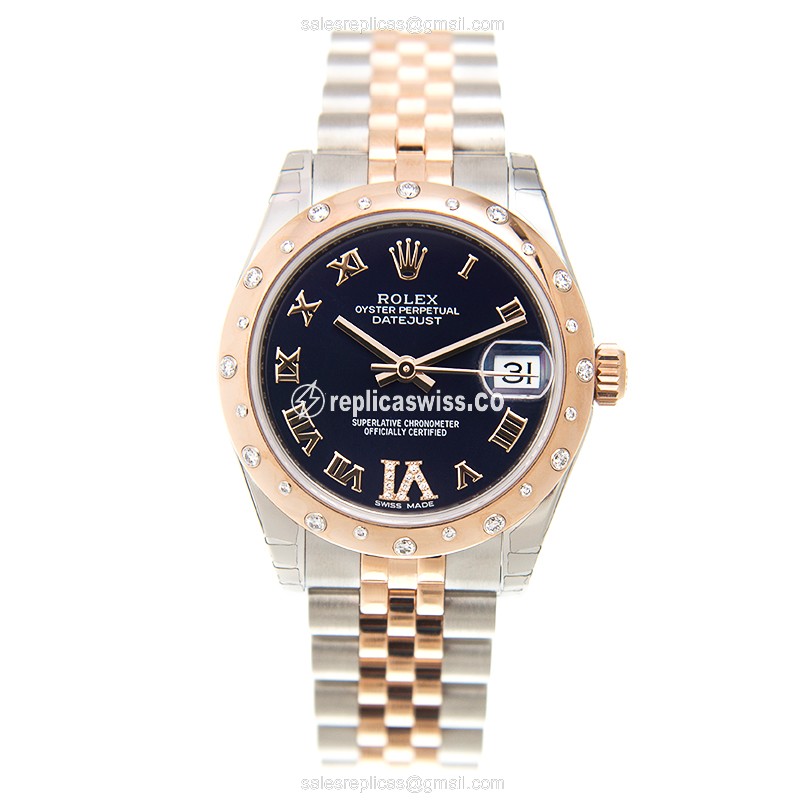 Rolex 178341PURVIDIA_J LADY DATEJUST Automatic 18kt Rose Magic & Diamond