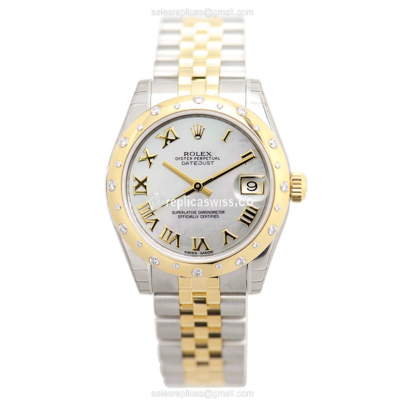 Rolex 178343WTNR_J LADY DATEJUST Automatic 18kt Gold & Steel