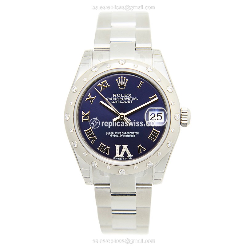 Rolex 178344-0016 LADY DATEJUST Automatic 18kt White Gold & Diamond & Steel