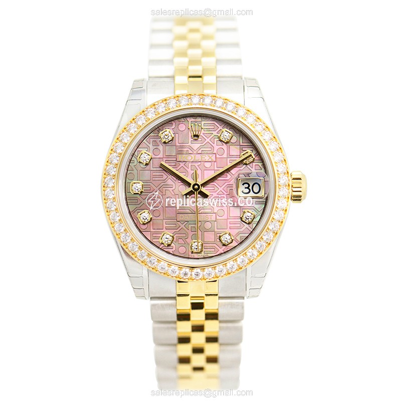 Rolex 178383JBKMOPJUB_J LADY DATEJUST Automatic 18kt Gold & Diamond & Steel