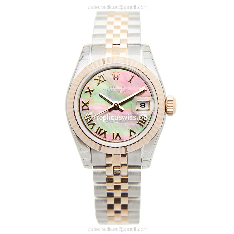 Rolex 179171NRBK LADY DATEJUST Automatic 18kt Rose Gold & Steel
