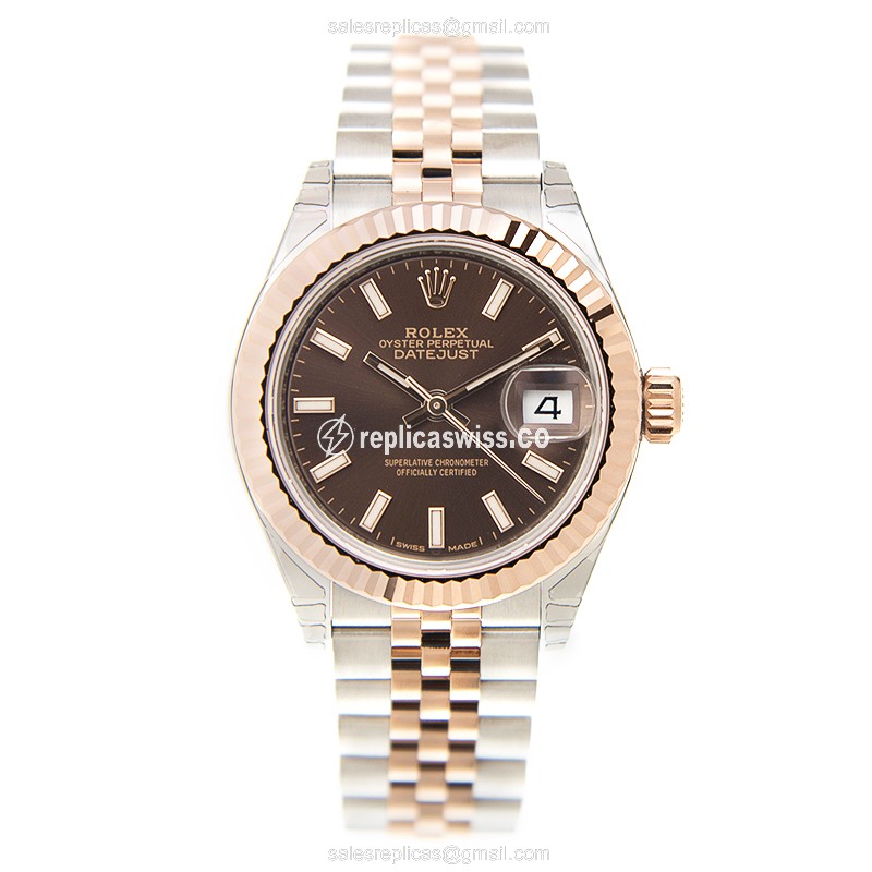 Rolex 279171-0017 LADY DATEJUST Automatic 18kt Rose Gold & Steel