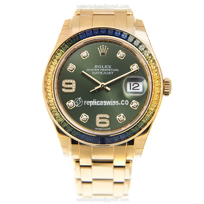 Rolex 86348SABLV DATEJUST Automatic 18kt Gold & Diamond