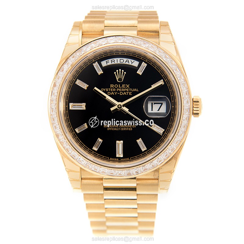 Rolex 228398TBR-0001 DAY-DATE Automatic 18kt Gold & Diamond