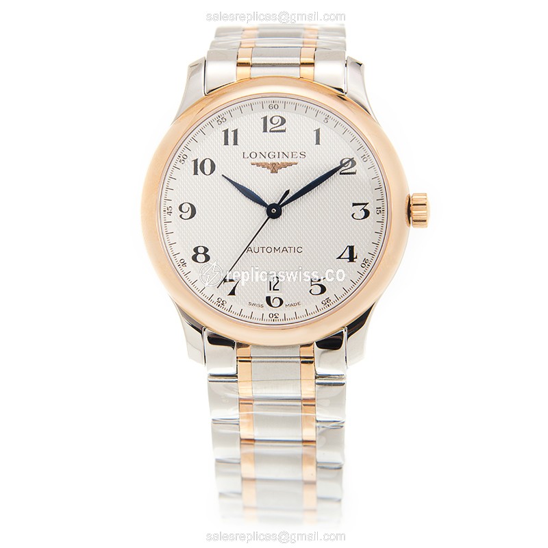 Longines L2.628.5.79.7 MASTER Automatic 18kt Rose Gold & Steel