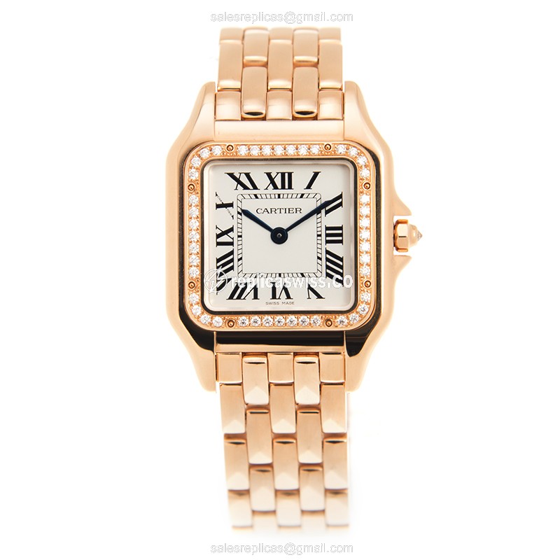 Cartier WJPN0009 PANTHeRE DE CARTIER Quartz 18kt Rose Gold & Diamonds