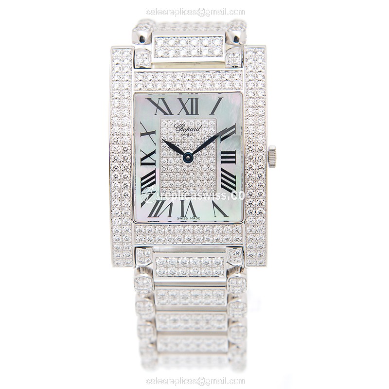 Chopard 143483-1002 WOMEN JEWELRY Quartz 18kt White Gold & Diamond