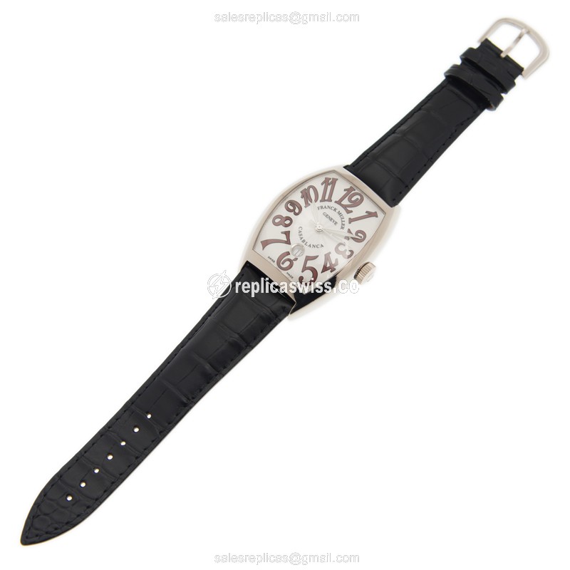 Franck Muller 8880 C DT CASABLANCA (OG) CINTREE CURVEX Automatic 18kt White Gold
