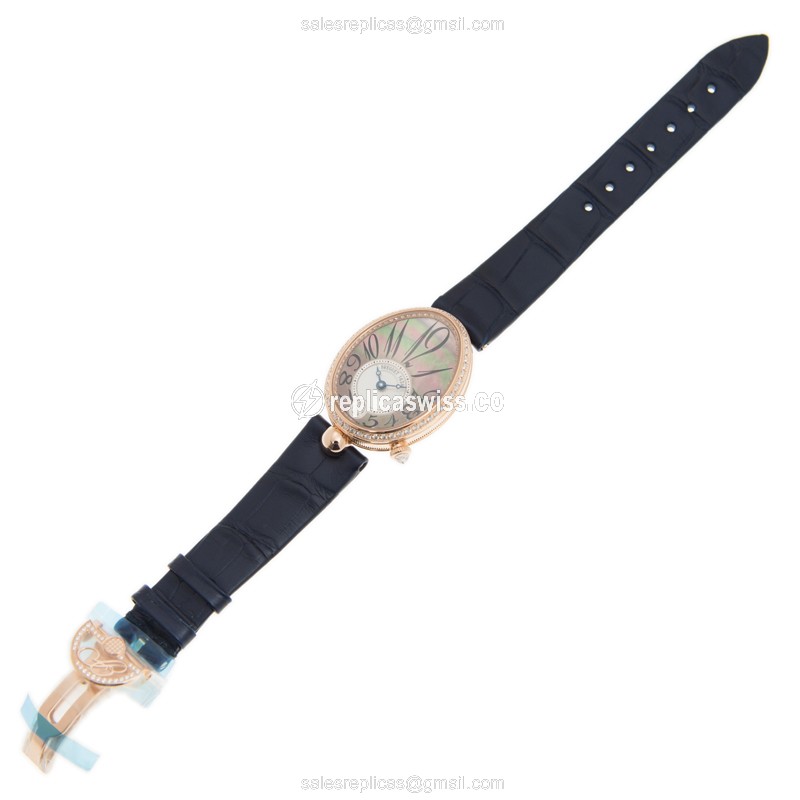 Breguet 8918BR/5T/964/D00D REINE DE NAPLES Automatic 18kt Rose Gold & Diamonds