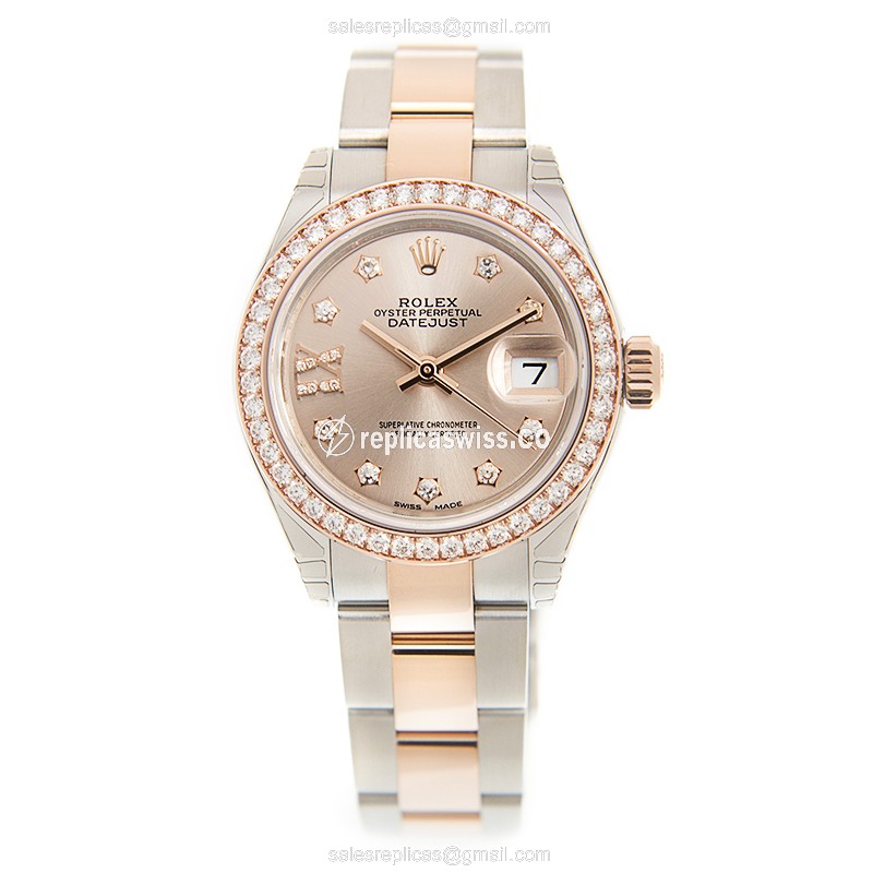 Rolex 279381RBR-PKG17IX_O LADY DATEJUST Automatic 18kt Rose Magic & Diamond