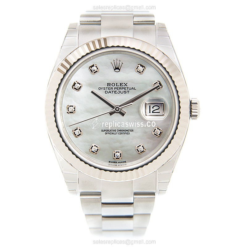 Rolex 126334-0019 DATEJUST Automatic 18kt White Gold & Steel