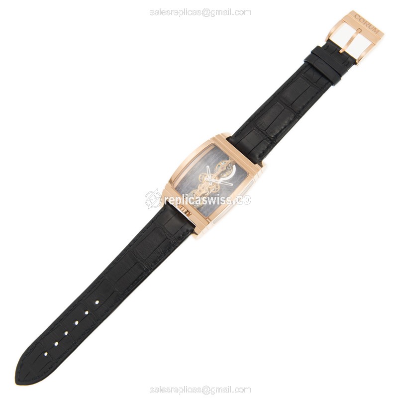 Corum 213.100.55-0001 PG01 BRIDGE Manual Wind 18kt Rose Gold