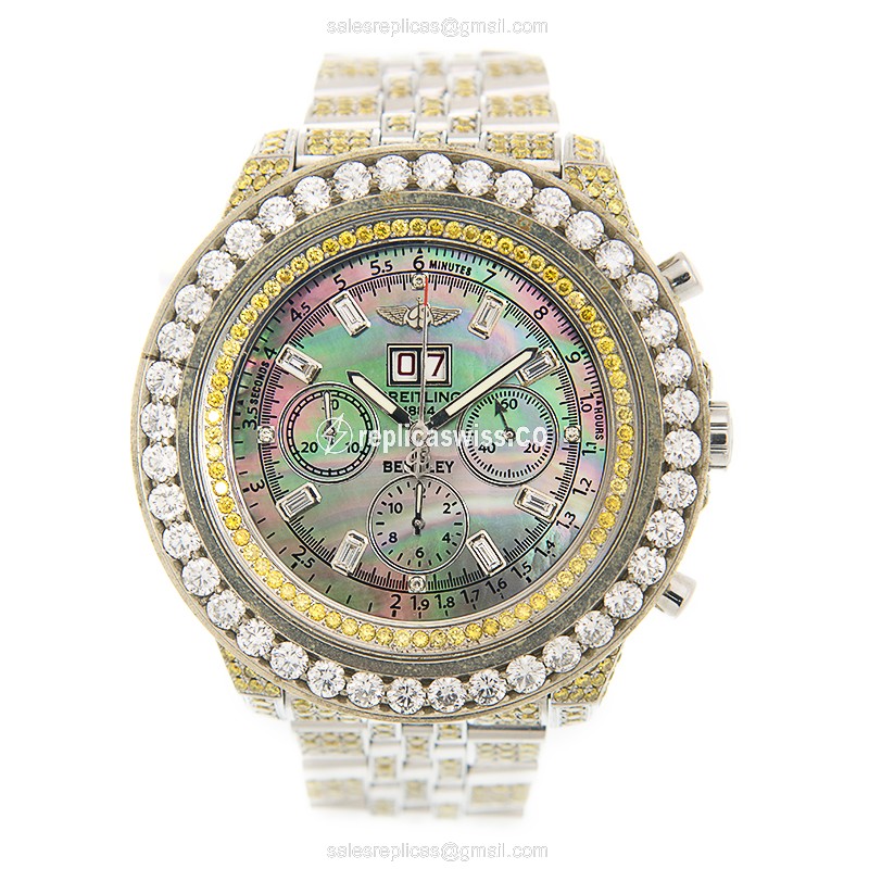 Breitling BREITLING NGBK_DIASTRAP BREITLING BENTLEY Automatic Stainless Steel & Diamond