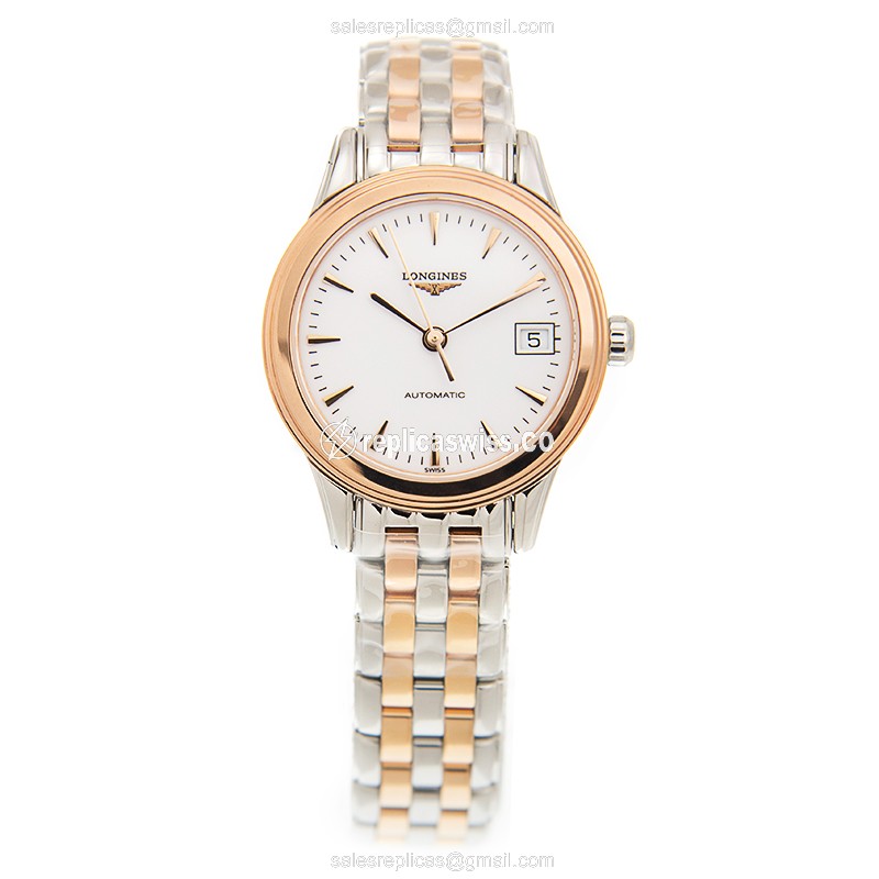 Longines L4.274.3.92.7 FLAGSHIP Automatic 18kt Rose Gold & Steel