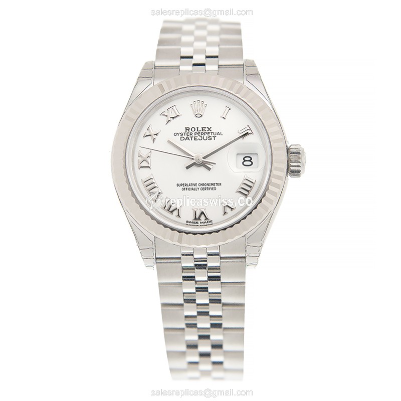 Rolex 279174-0019 LADY DATEJUST Automatic 18kt White Gold & Steel
