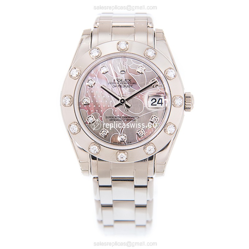 Rolex 81319NGDR DATEJUST Automatic 18kt White Gold & Diamond