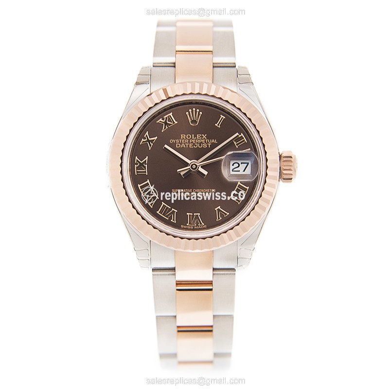 Rolex 279171-0010 LADY DATEJUST Automatic 18kt Rose Gold & Steel