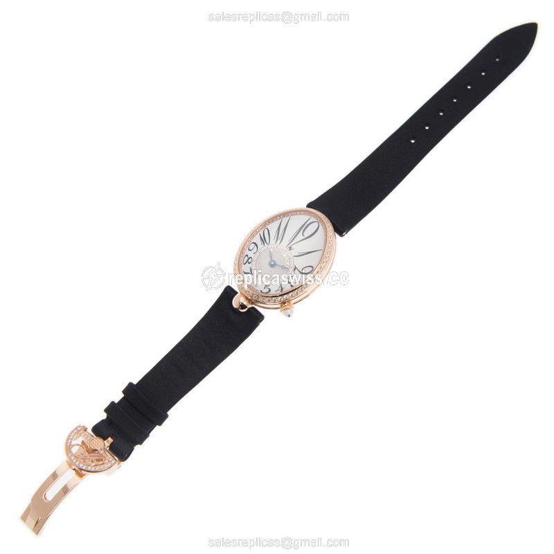 Breguet 8918BR/58/864/D00D REINE DE NAPLES Automatic 18kt Rose Gold & Diamonds