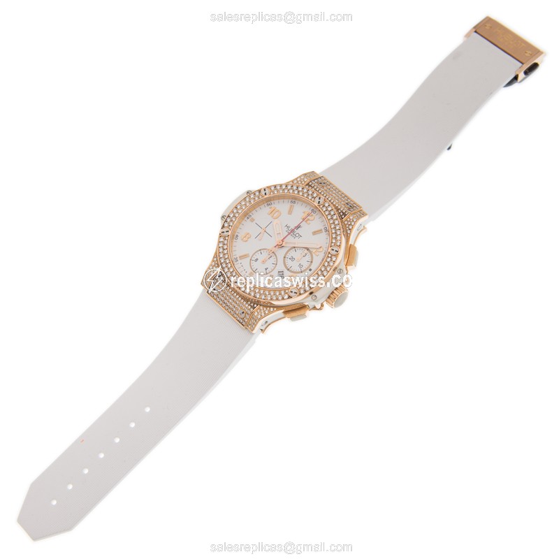 Hublot 301.PE.2180.RW.1704 BIG BANG Automatic 18kt Rose Gold & Diamonds