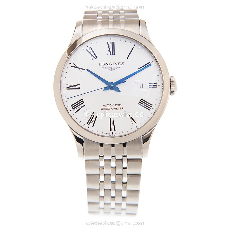 Longines L2.821.4.11.6 RECORD Automatic Stainless Steel